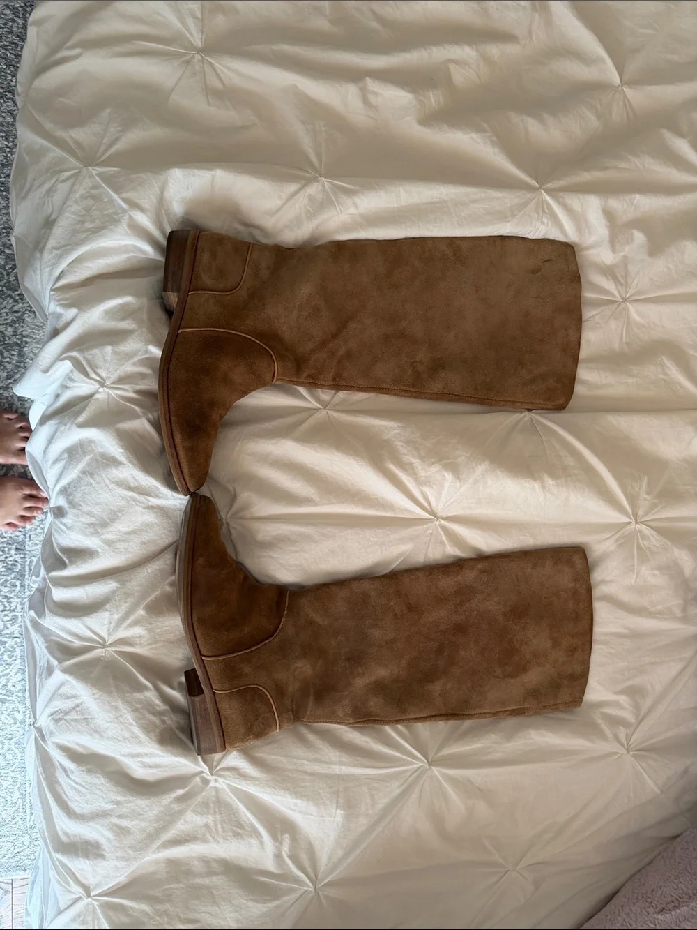 UGG Chestnut Brown Suede Over-the-Knee Boots
